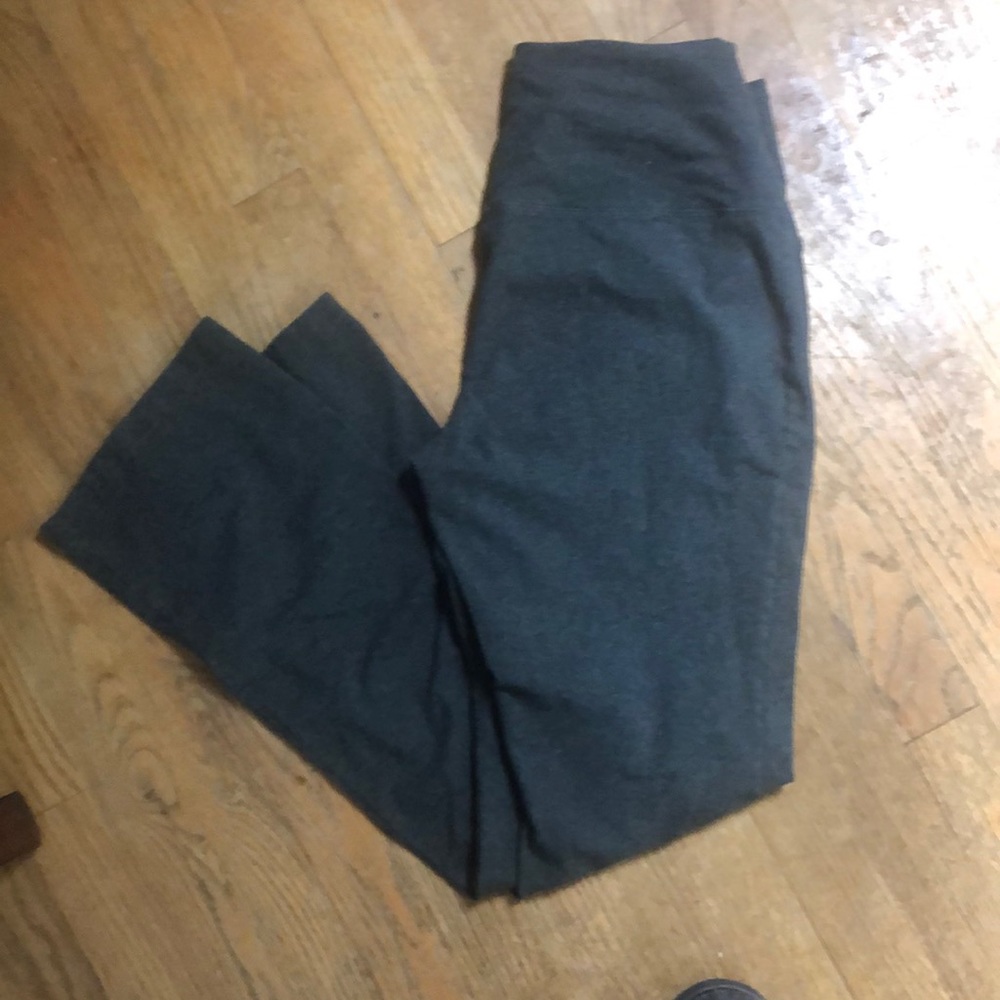Lysse dark grey yoga pants gently loved high waisted size large